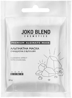 Альгінатна маска очищуюча з вугіллям Joko Blend 20 г 834223 фото