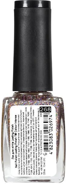 Лак для нігтів Colour Intense NP-303 №268 Молочний з рожевим глітером 10 мл CI NP-303 фото