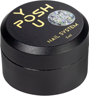 Гель-лак із гліттером YouPOSH Glitter Color 02 Сріблястий 5 мл 995034999 фото
