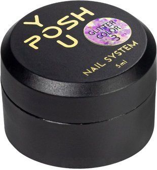 Гель-лак з глітером YouPOSH Glitter Color 03 Рожевий 5 мл 995035000 фото