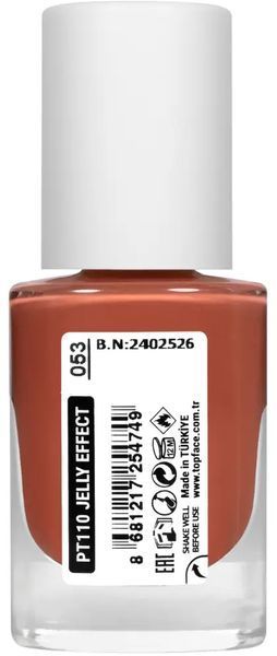 Лак для нігтів topface Jelly Effect PT110 53 Світлий вишневий PT110 фото