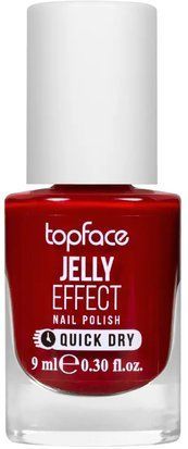 Лак для нігтів topface Jelly Effect PT110 58 Яскравий червоний PT110 фото