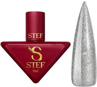 Топ для гель-лаку із шимером Steffani Top Flash No Wipe 9 мл SFT09 фото