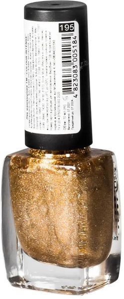 Лак для нігтів Colour Intense NP-303 №195 Шиммер Золотий 10 мл CI NP-303 фото