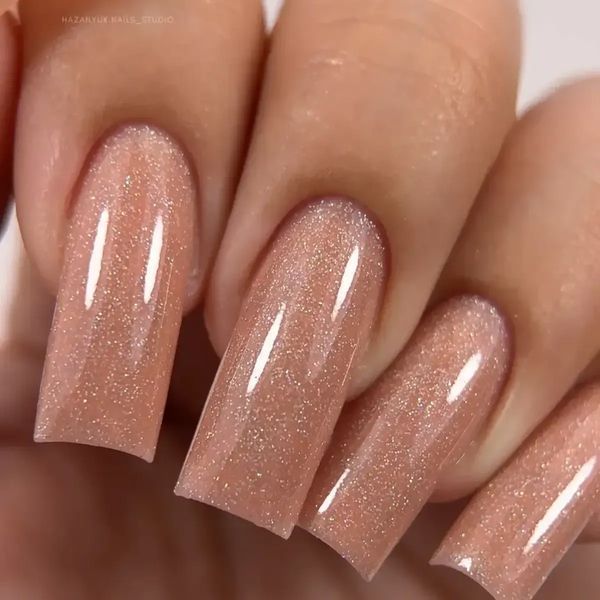 Камуфлююча база Steffani Cover Base 15 Бежева з шиммером SCB09 фото