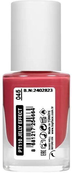 Лак для нігтів topface Jelly Effect PT110 45 Світлий вишневий PT110 фото
